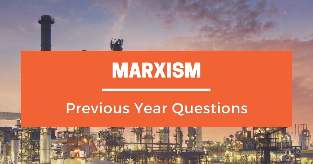 marxism-previous-year-questions