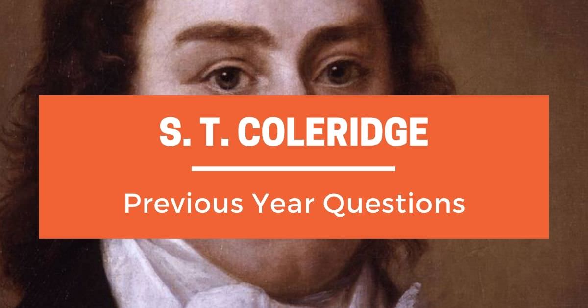st-coleridge-previous-year-questions