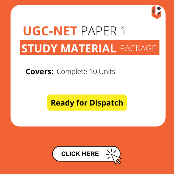 UGC NET Paper 1 study material package