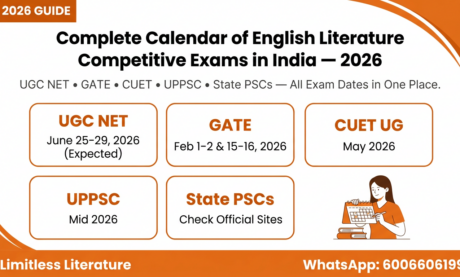 Complete Calendar of English Literature Competitive Exams in India — 2026