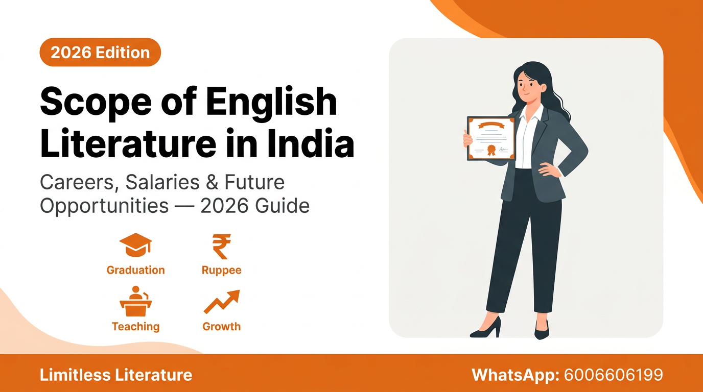 scope of English Literature in India
