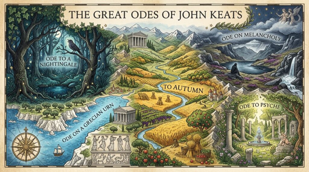 great odes of john keats for ugc net