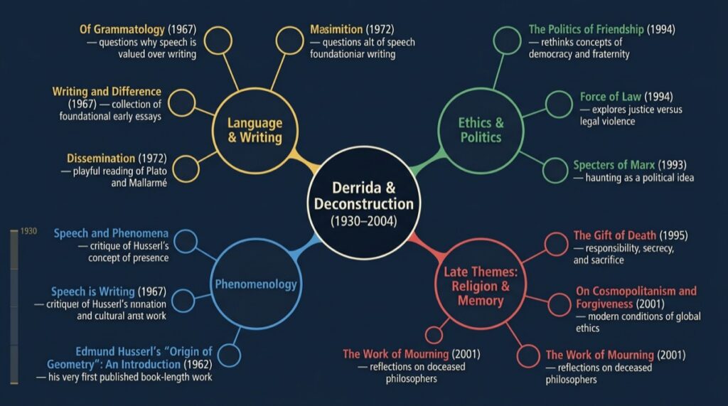 jacques-derrida-mind-map-ugc-net-english-literature