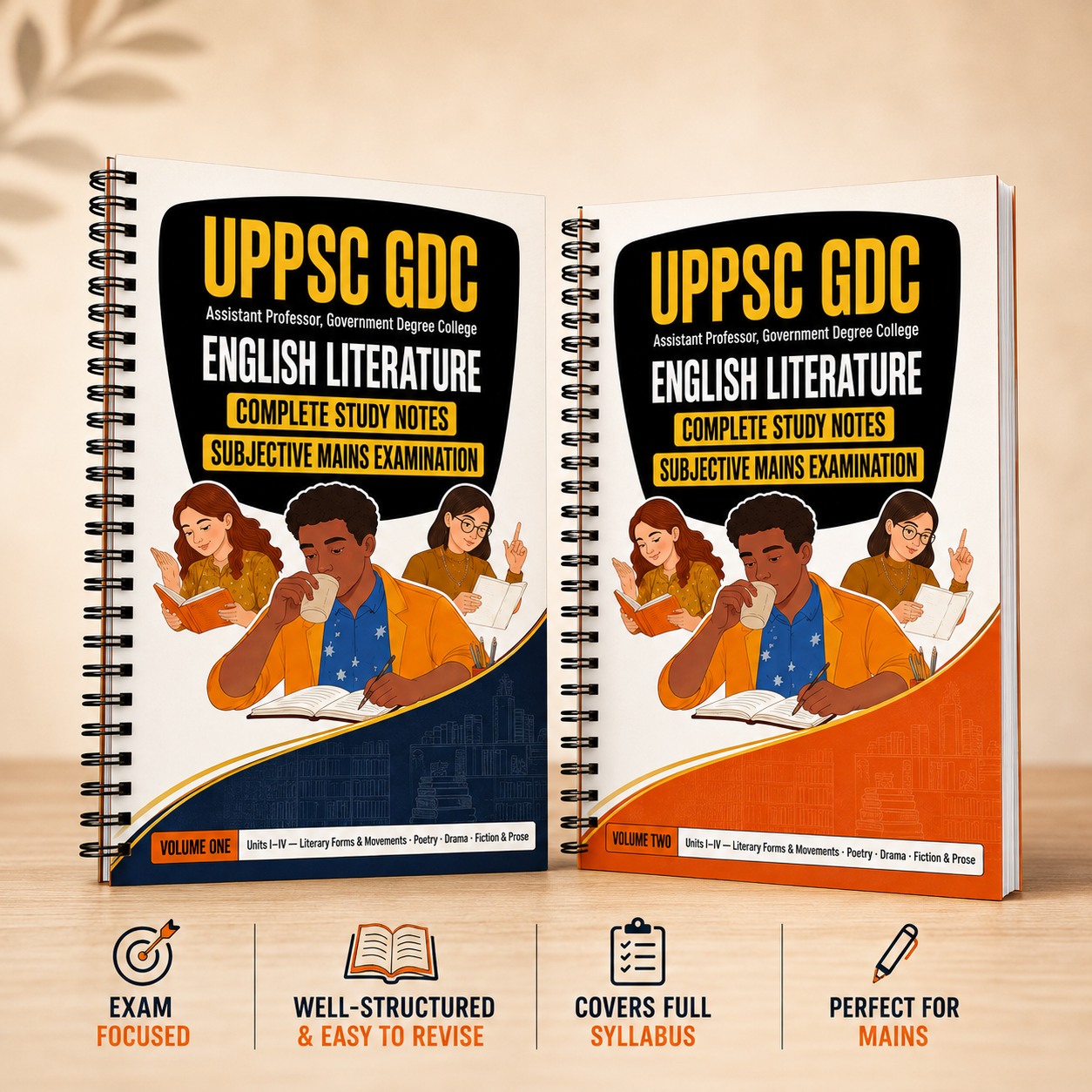 UPPSC GDC English Literature Volume One and Volume Two