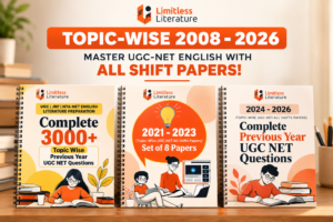 Topic-wise UGC NET English PYQ booklet, 2008 to 2026
