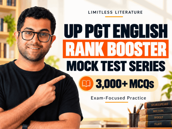 UP PGT English Rank Booster mock test series